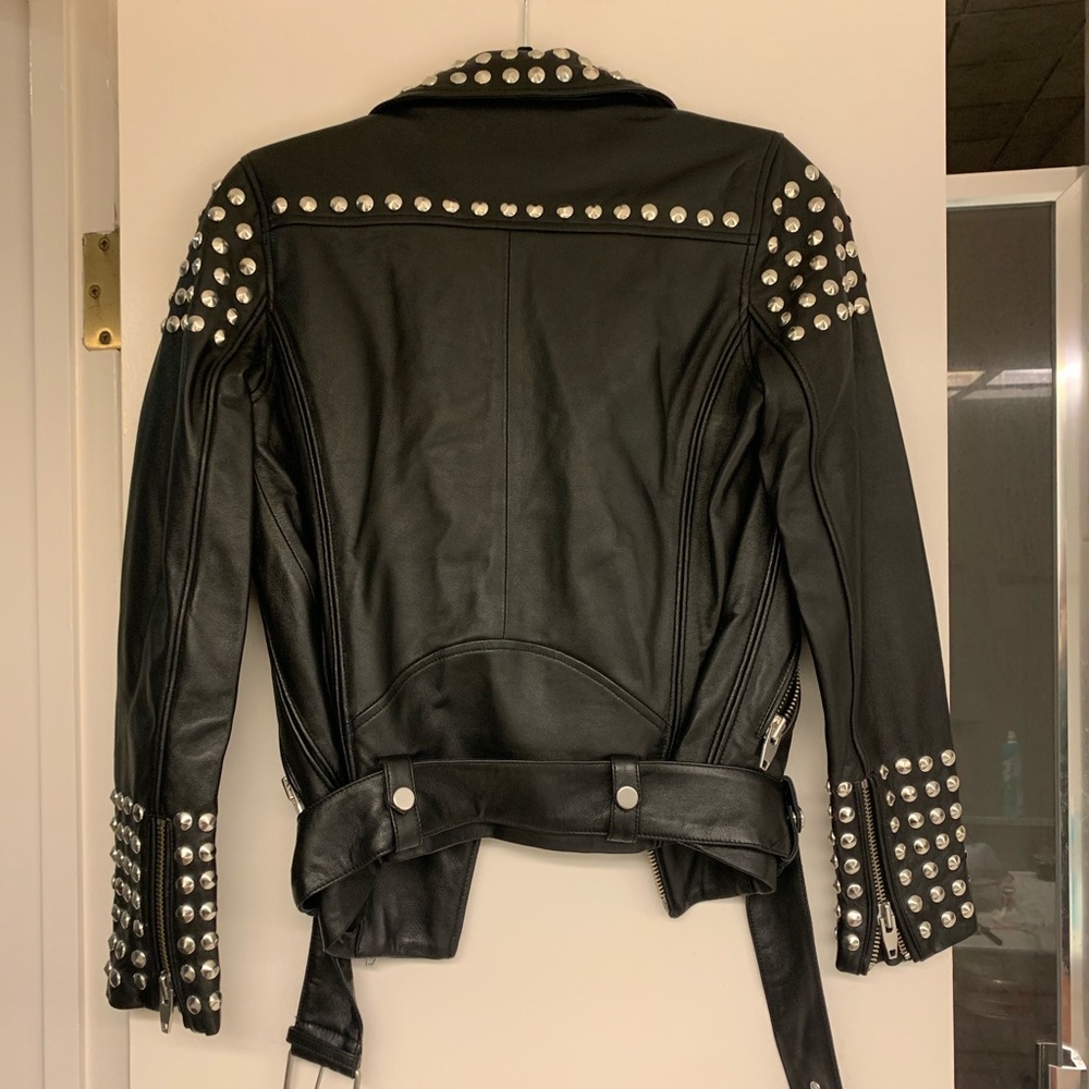 Carmar Leather Jacket With Studs - image 3